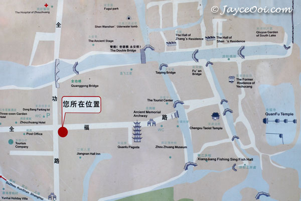 Zhouzhuang Map