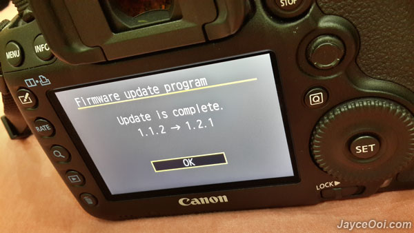 Install Canon EOS 5D Mark III Firmware 1.2.1 now - JayceOoi.com