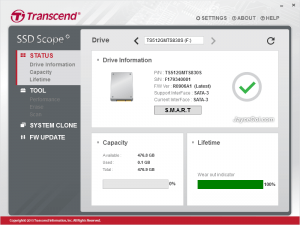 transcend ssd scope software review