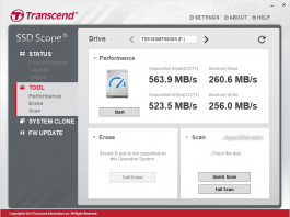 transcend ssd scope software review