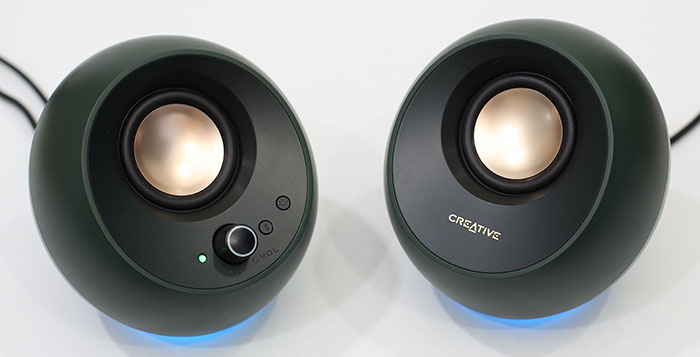 Creative Pebble Pro - Minimalist 2.0 USB-C Computer Speakers with  Bluetooth® 5.3 and RGB Lighting 